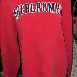 Y2K VTG Abercrombie & Fitch Bold Red Crewneck Sweatshirt